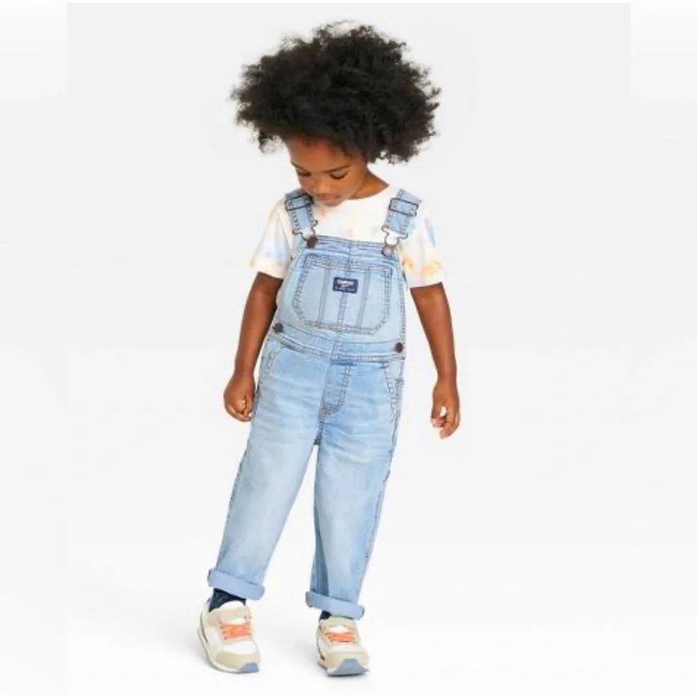 OshKosh B’gosh Floral Patch Overalls